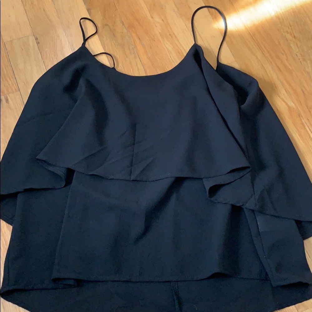 Black flowy tanktop
